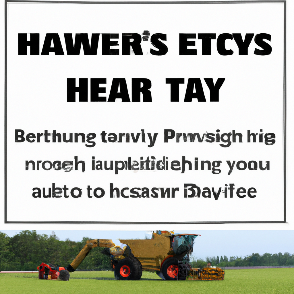 Safety Tips for Operating Heavy Farm Machinery
