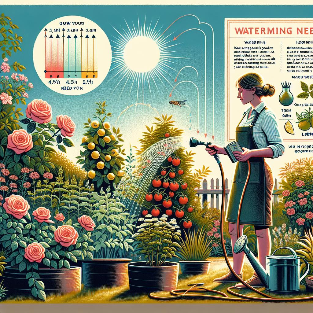 Understanding ⁢Your Watering ⁢Needs for a Flourishing Garden