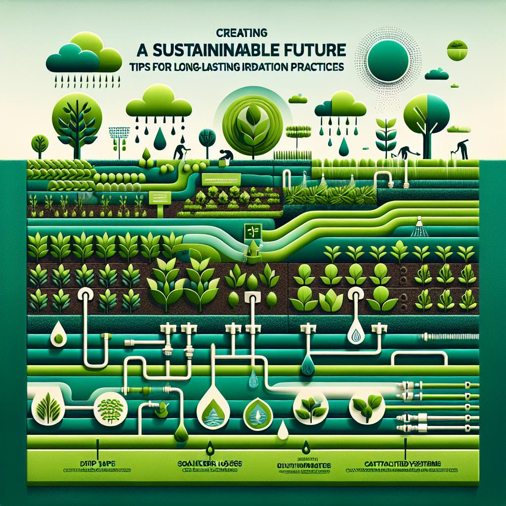 Creating a Sustainable Future: ‌Tips for Long-Lasting Irrigation​ Practices