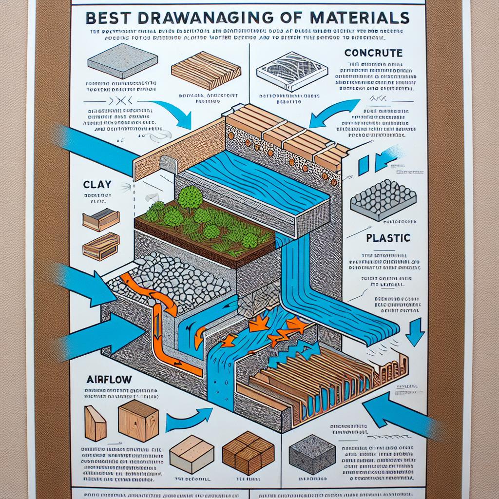 Selecting Materials and⁢ Designs for Optimal Drainage ‍and Airflow