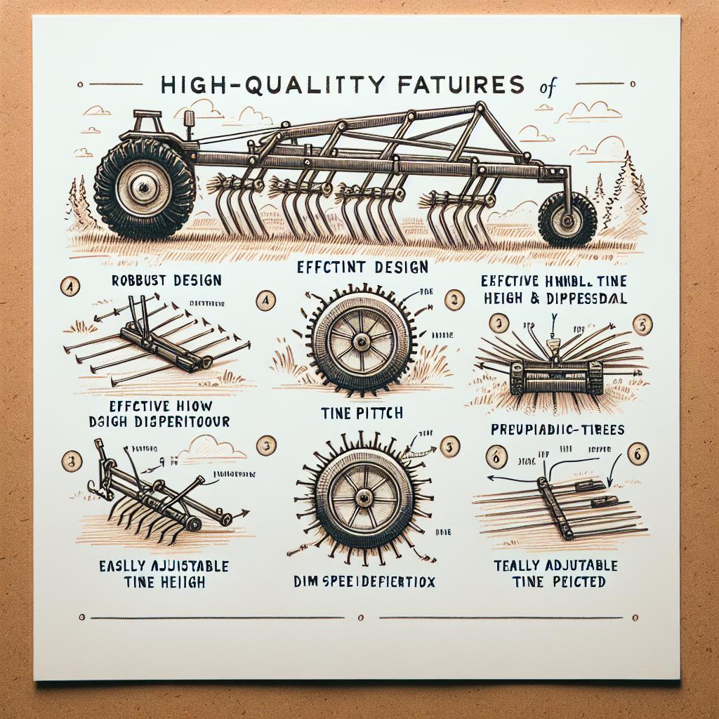 Key Features to Look for in a High-Quality Hay Tedder