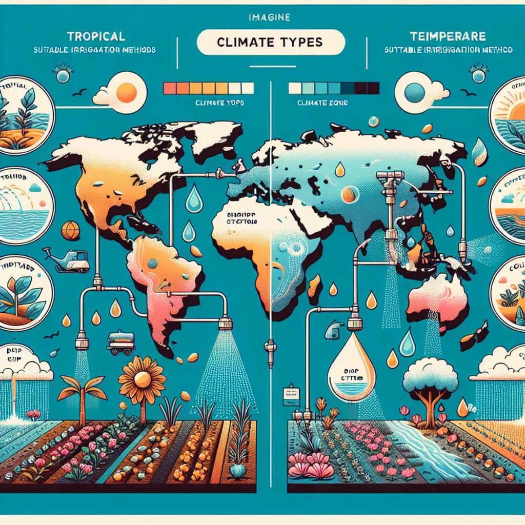 Choosing the ‌Right Irrigation Method for Your Climate