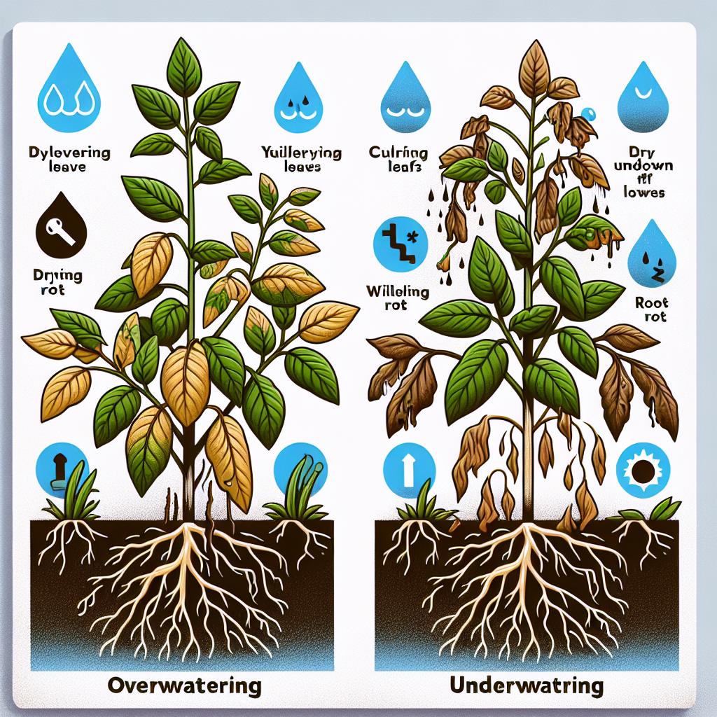 Signs of Overwatering and​ Underwatering: Detecting Issues Early