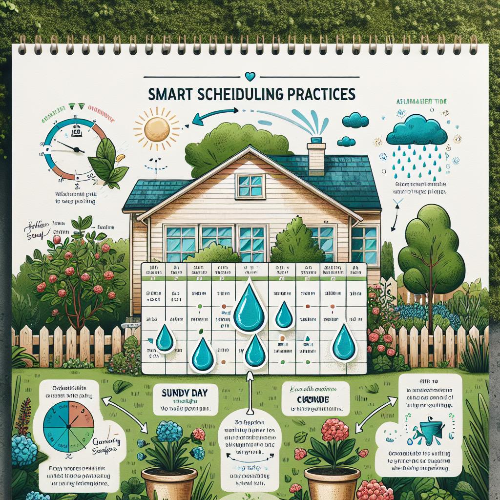 Smart Scheduling⁣ Practices for ‍Optimal‌ Water Efficiency