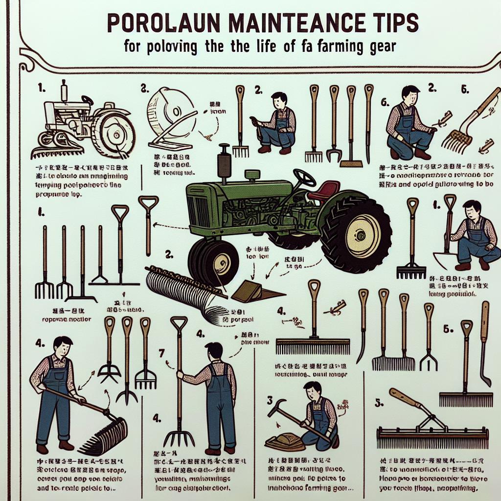 Maintenance Tips to Prolong the⁢ Life of Your Farming Gear