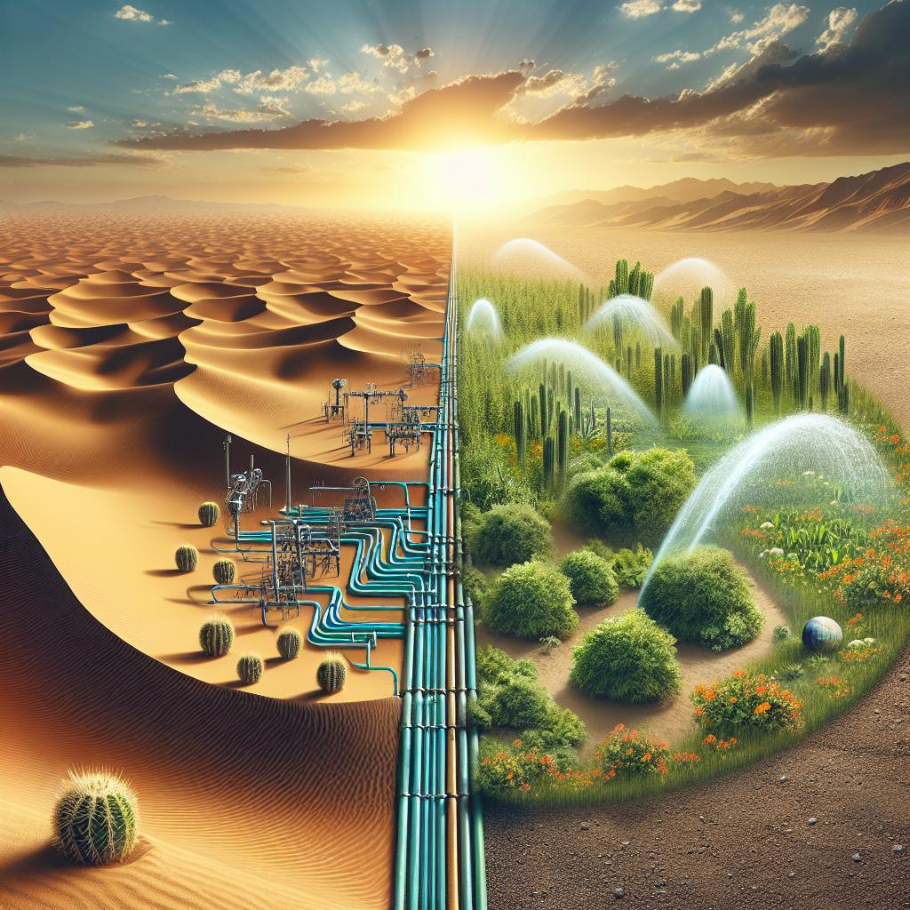 Turning Dust into Bloom: Innovative Irrigation Techniques to Combat Desertification