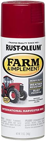 12 oz Rust-Oleum Brands 7466830 International Harvester Red Specialty Farm Equipment Enamel Spray Pack of 6