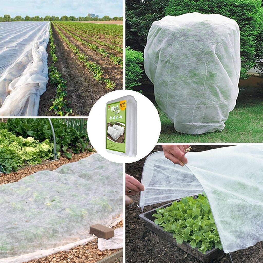 Plant Covers Freeze Protection,10Ft x 30Ft Reusable Floating Row Cover,Freeze Protection Plant Blankets for Cold Weather (Support Hoops Not Included)
