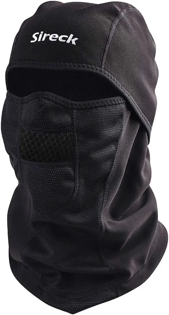 Sireck Cold Weather Balaclava Ski Mask, Water Resistant and Windproof Fleece Thermal Face Mask, Hunting Cycling Motorcycle Neck Warmer Hood Winter Gear for Men Women