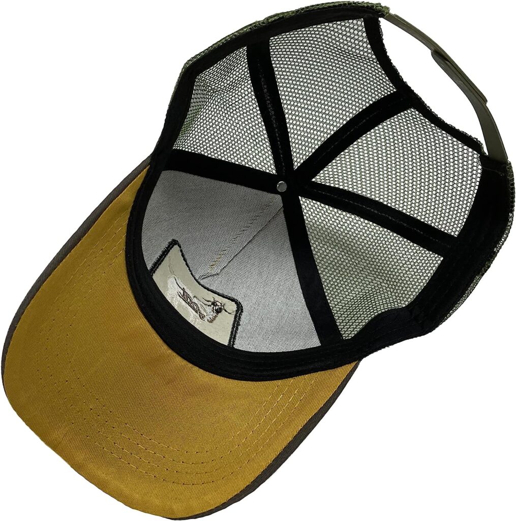 Unisex Mesh Trucker Hat Snapback Square Patch Baseball Caps