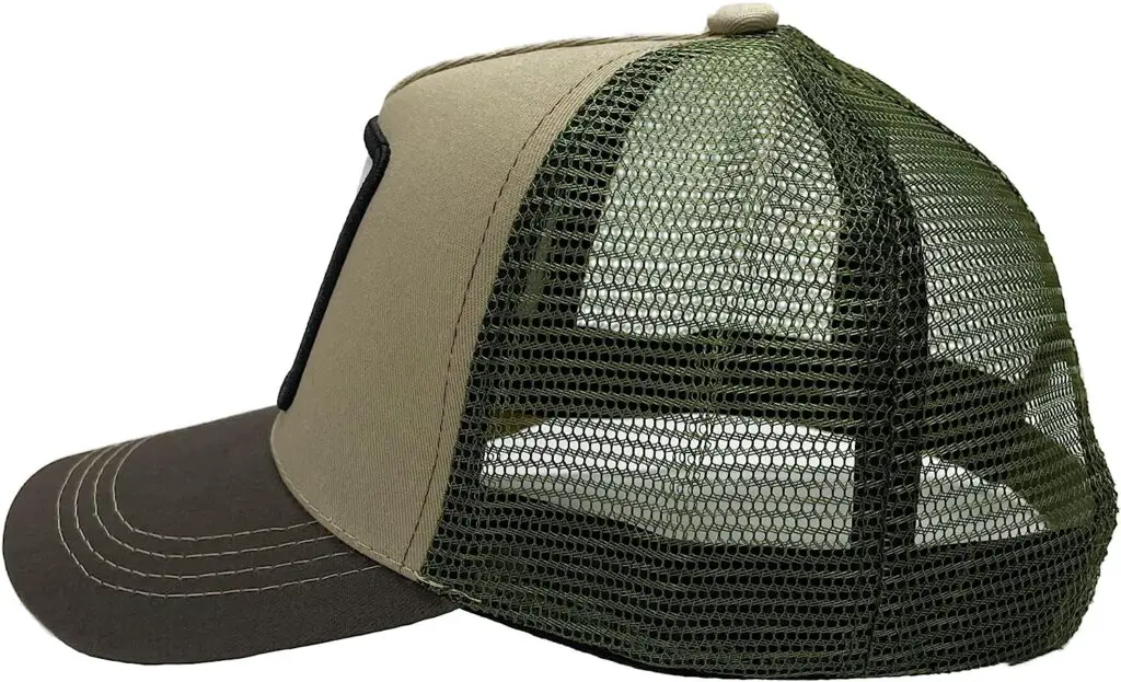 Unisex Mesh Trucker Hat Snapback Square Patch Baseball Caps