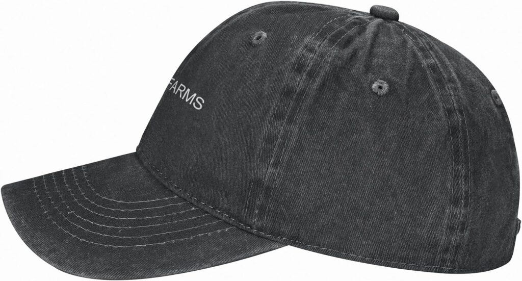 Jumsky Schrute Farms Baseball Caps Embroidered Adjustable Denim Dad Hat