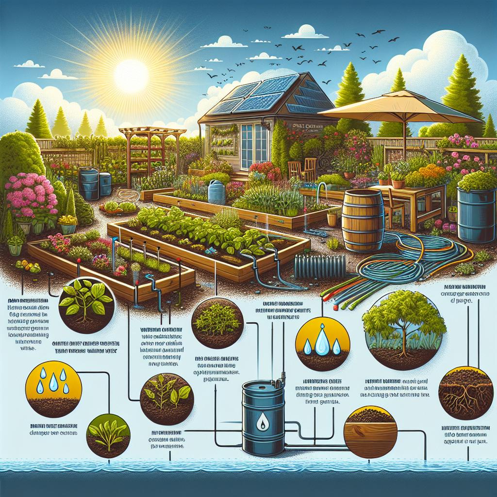 Water Wise: Maximizing Efficiency and Reducing Waste in​ Your Garden