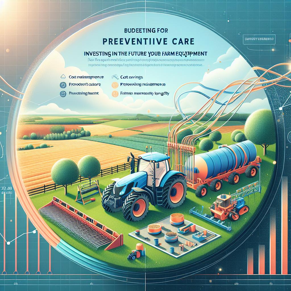 Budgeting ⁤for Preventive Care: ‌Investing⁢ in the Future ⁤of Your ⁣Farm​ Equipment