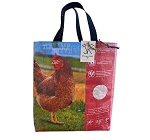 Why the Chicken Layer Red Feed Bag Tote is a Must-Have!