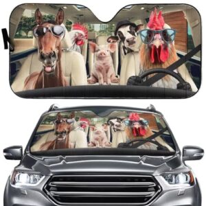Quirky Farm Animal Sun Shade: Fun Way to Beat the Heat!