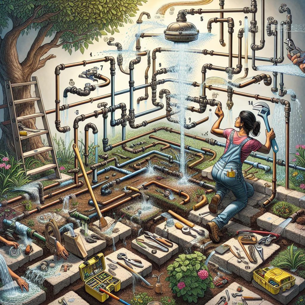 A Step-by-Step Guide to Repairing a Leaking Irrigation System