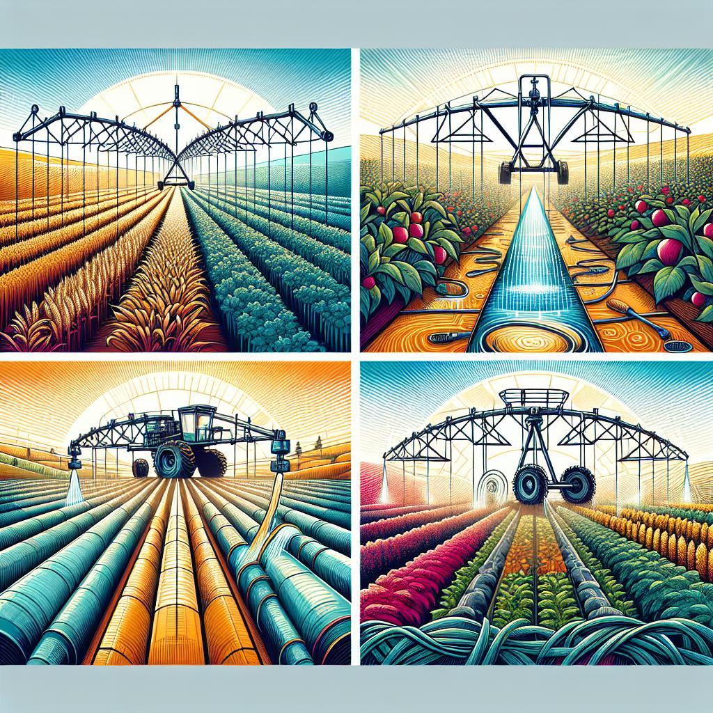 Common Types of Irrigation Systems and Their Applications