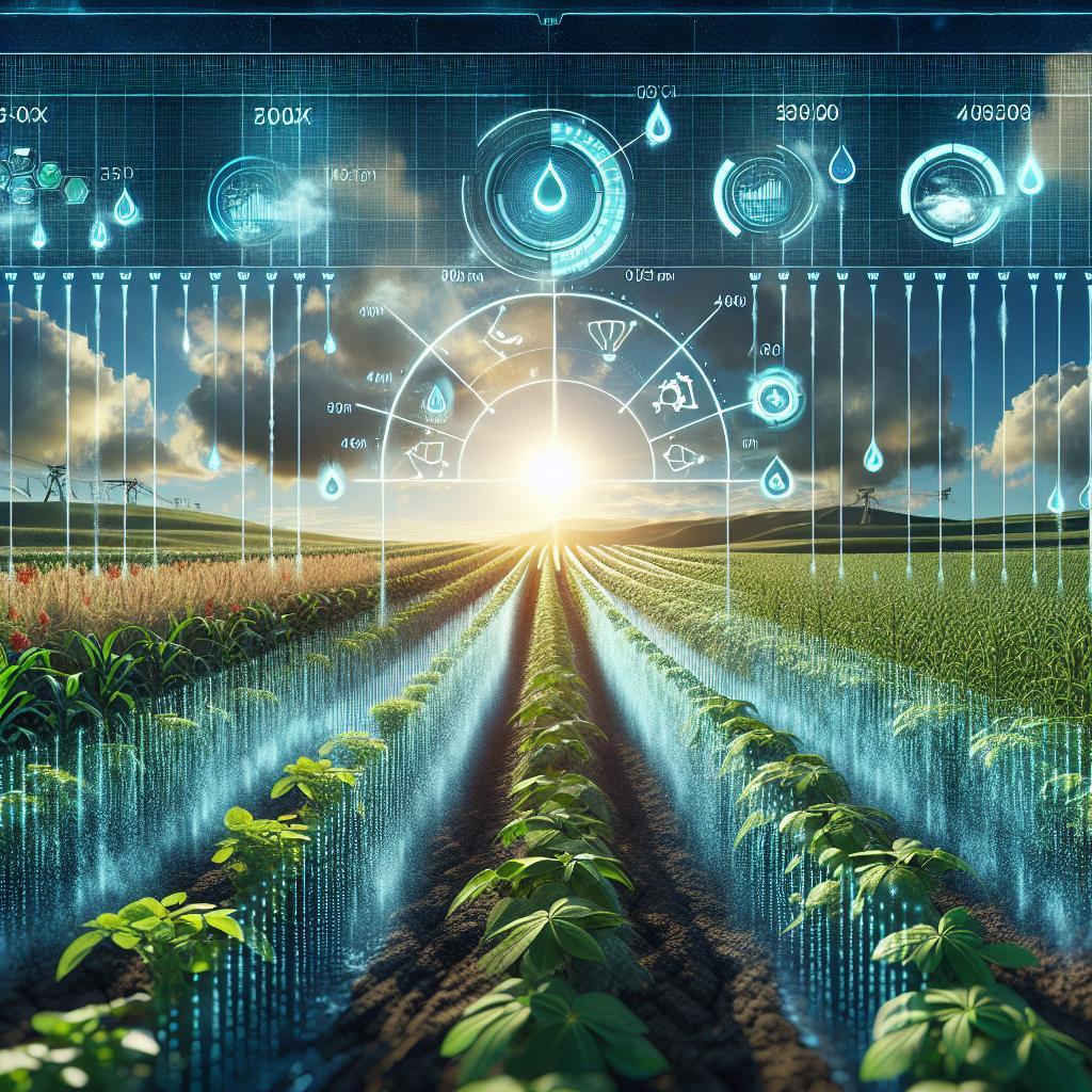 Most Efficient Watering Schedule for Farm Crops