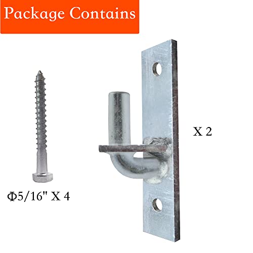 Sturdy & Reliable: Jikacok Wall Mount Gate Hinges Review - Image 4