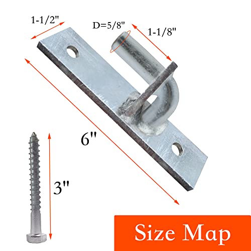 Sturdy & Reliable: Jikacok Wall Mount Gate Hinges Review - Image 2