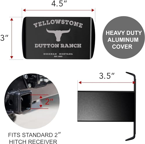 Transform Your Ride: Yellowstone Dutton Ranch Hitch Cover Review - Image 4