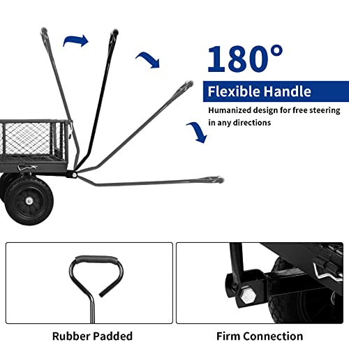 BILT HARD 10” Flat Free Tires Garden Cart: A Heavy Duty Review - Image 5