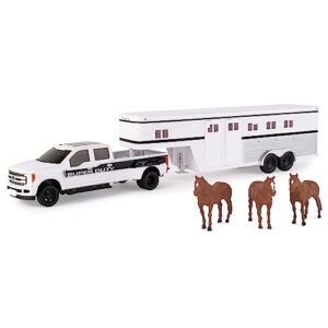 Revving Up Fun: TOMY 1:32 Ford F-350 Truck & Horse Trailer Review