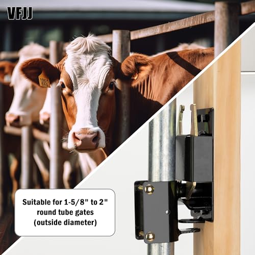 Heavy-Duty 2-Way Farm Gate Latch: A Secure Solution for Ranches - Image 2