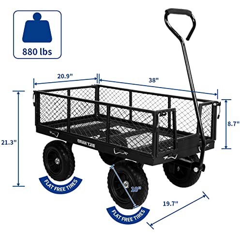 BILT HARD 10” Flat Free Tires Garden Cart: A Heavy Duty Review - Image 6