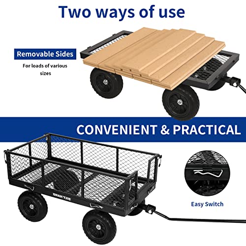 BILT HARD 10” Flat Free Tires Garden Cart: A Heavy Duty Review - Image 4