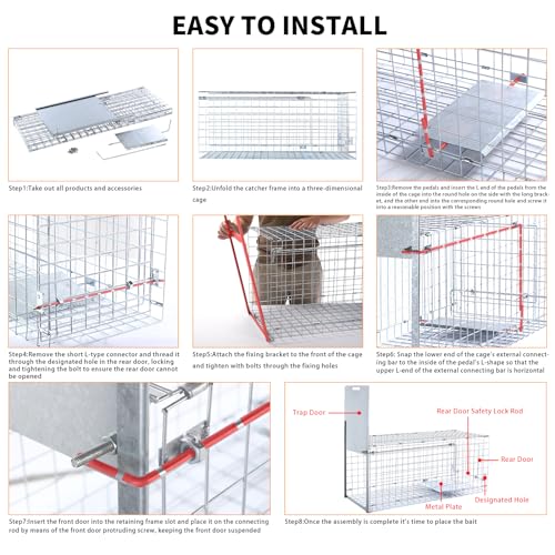 Effective & Spacious: Review of the 42" Humane Live Animal Trap - Image 3