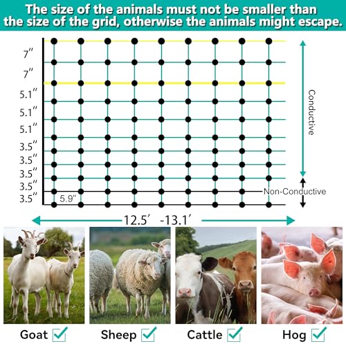 PPOLB Electric Fence Netting: Ultimate Safety for Livestock! - Image 3
