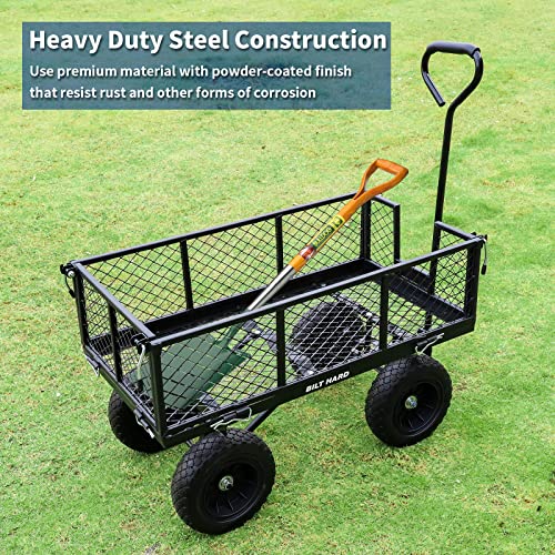 BILT HARD 10” Flat Free Tires Garden Cart: A Heavy Duty Review - Image 3