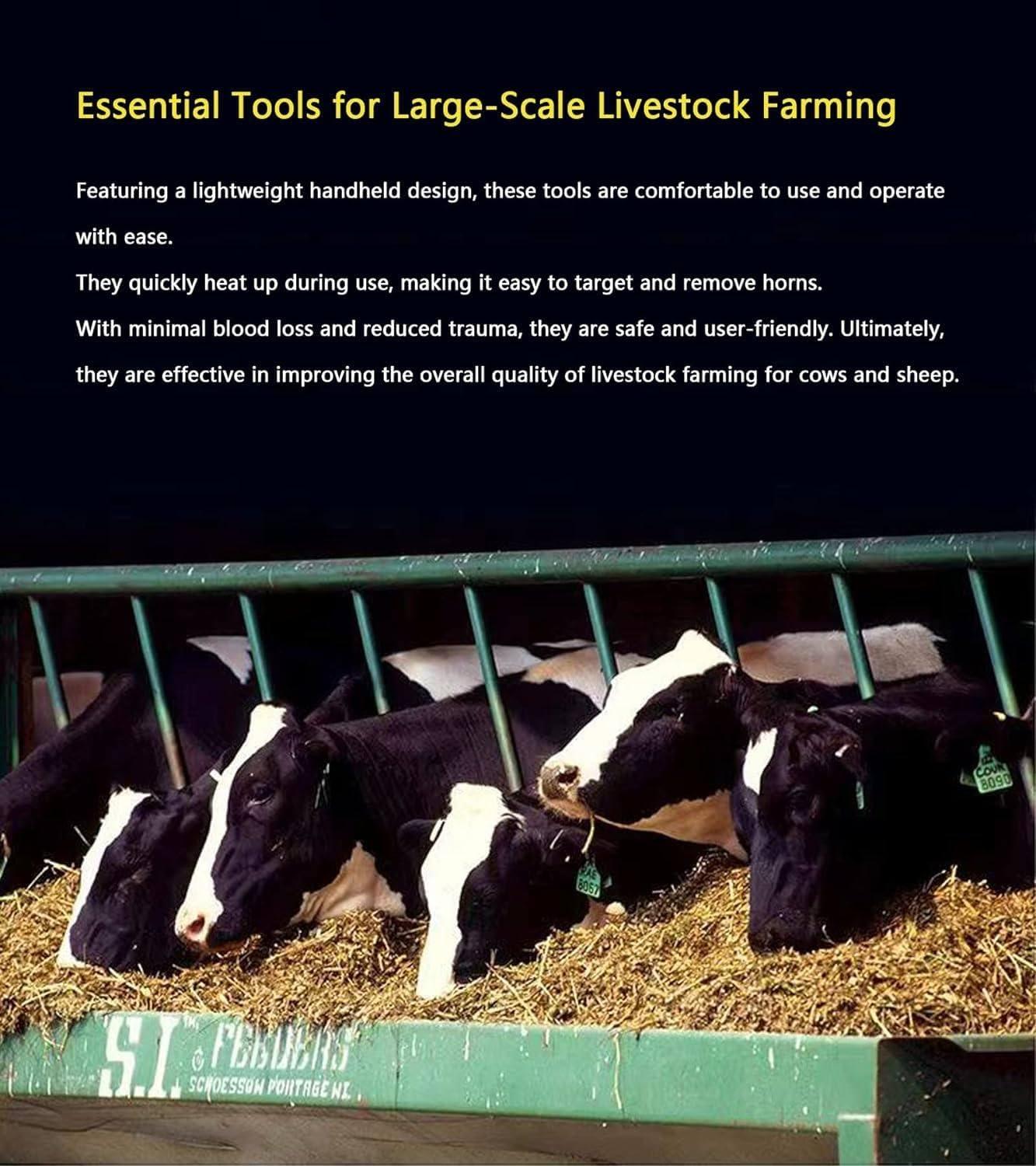 Our Review: Efficient Battery-Powered Dehorner for Farm use AI: I need to write a product review title for a ⁣handheld electric dehorner. ‌The ‍title must be informative,friendly,use 