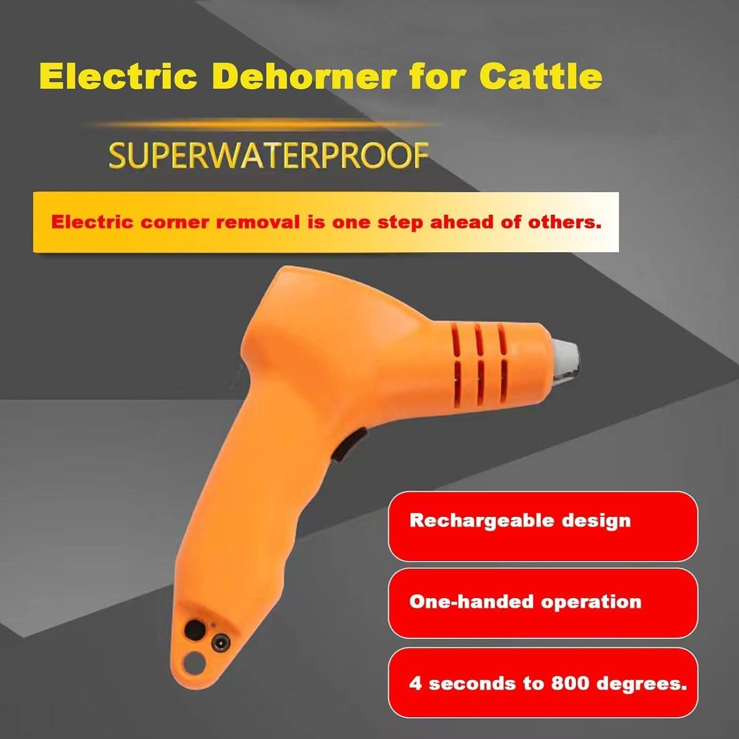 Our Review: Efficient Battery-Powered dehorner for Farm Use AI: I need to write a product review title for a handheld electric ‍dehorner. The title must be informative, friendly, use 
