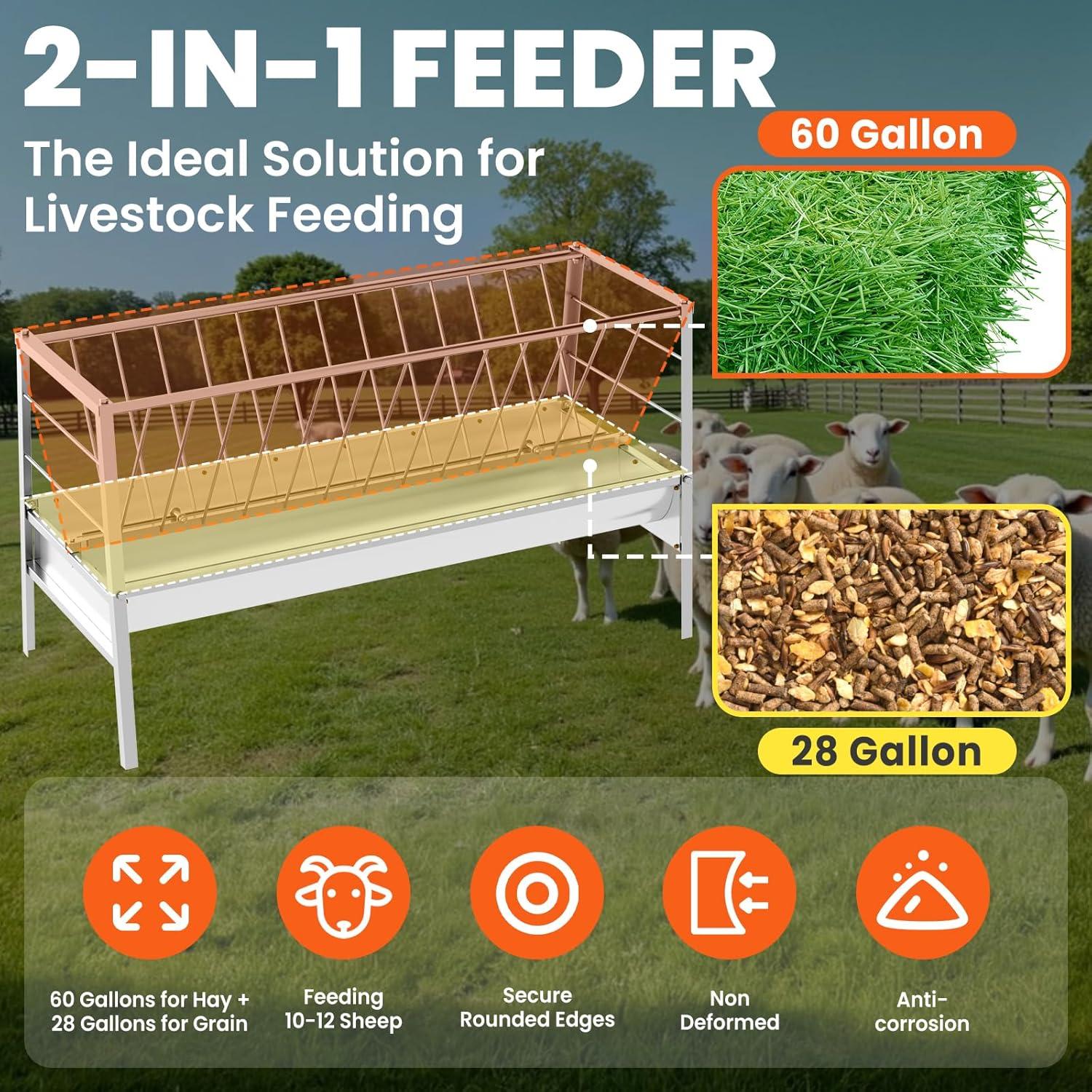 Our Review: 88-Gallon Goat Feeder ⁢That Revolutionizes⁢ farm Efficiency