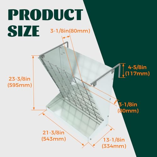 Reviewing the KUAFU Wall Mount Hay Rack: Durable & Versatile! - Image 3