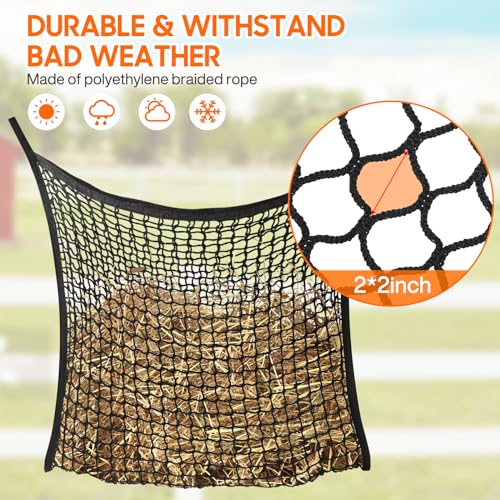 Maximize Feeding Time: Review of WEEKSUN Slow Feed Hay Nets - Image 4
