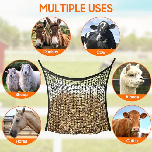 Maximize Feeding Time: Review of WEEKSUN Slow Feed Hay Nets - Image 6
