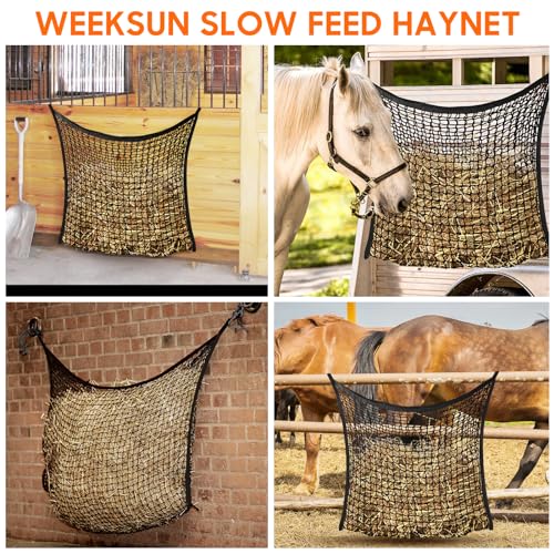 Maximize Feeding Time: Review of WEEKSUN Slow Feed Hay Nets - Image 7