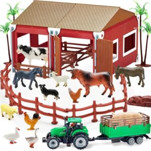 Unleash Imagination: BOLZRA Mini Barn Farm Playset Review