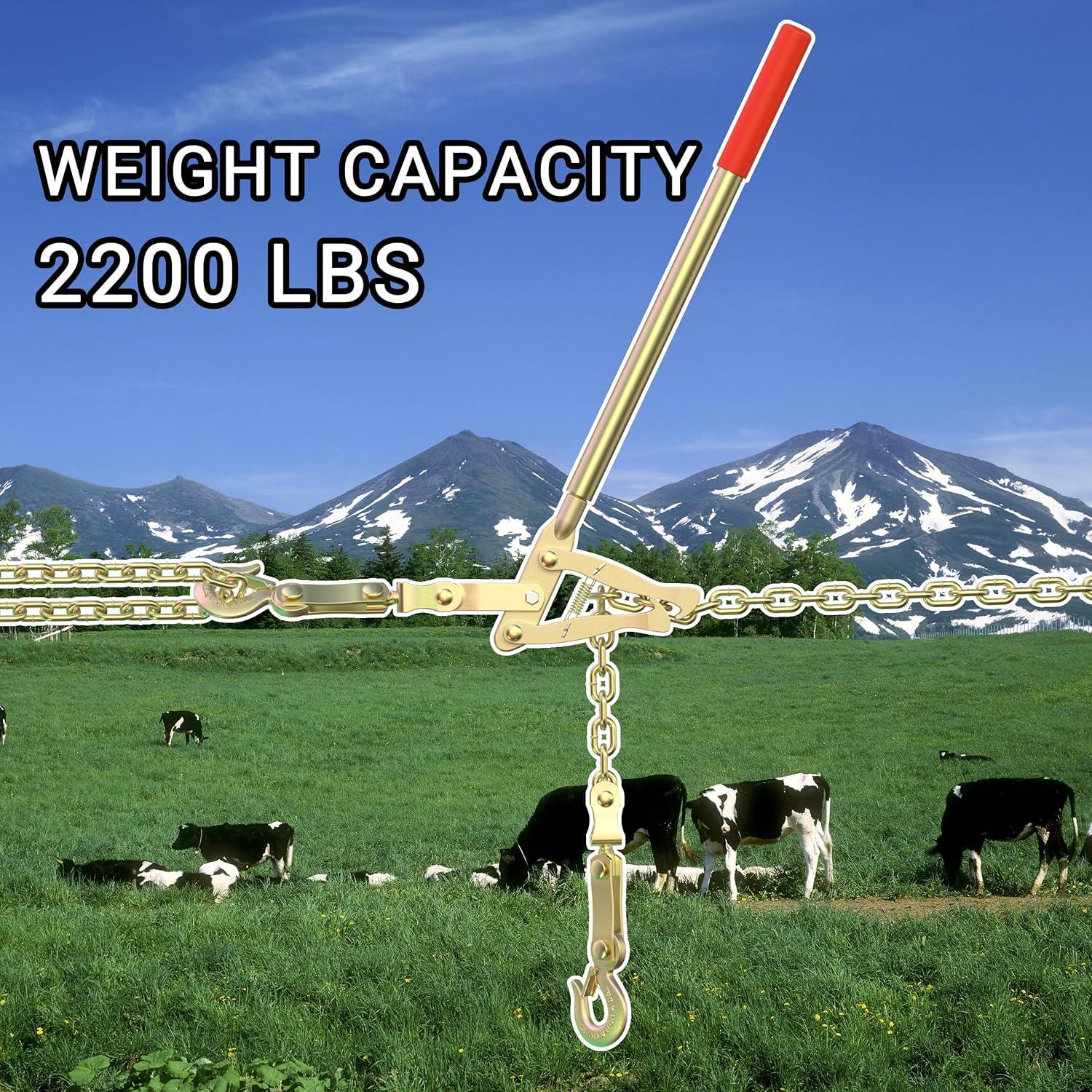 We tested Tredre's 2200lb ​Fence Stretcher: Farm-Ready power