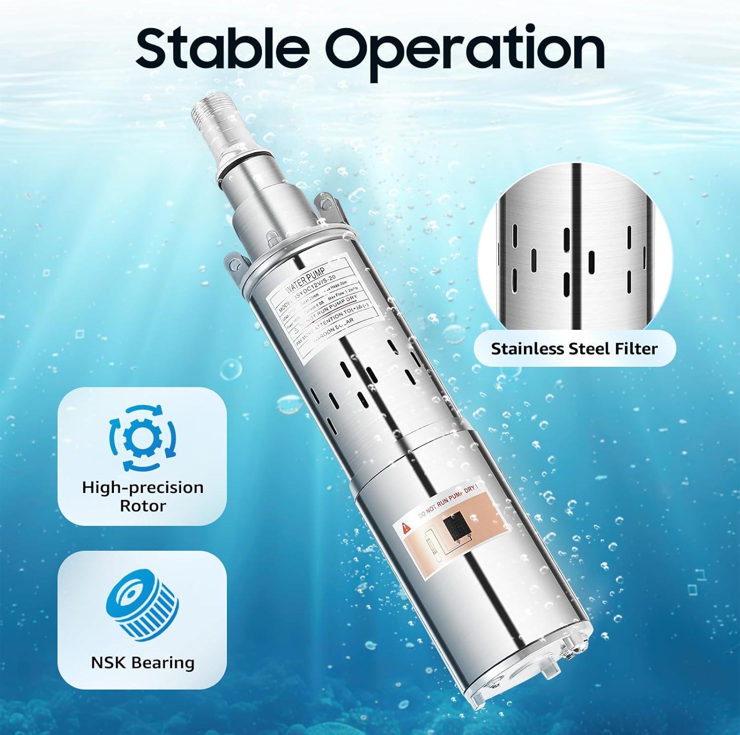 Our Review: 12V Solar Submersible ​Pump for Farm & garden

GPT: 

Eco-Friendly Power: Our Take on the 12V‌ Solar Well Pump