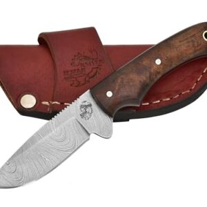 Ultimate Review of the Knives Ranch Damascus Steel Finger Groove Knife