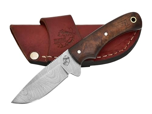 Ultimate Review of the Knives Ranch Damascus Steel Finger Groove Knife