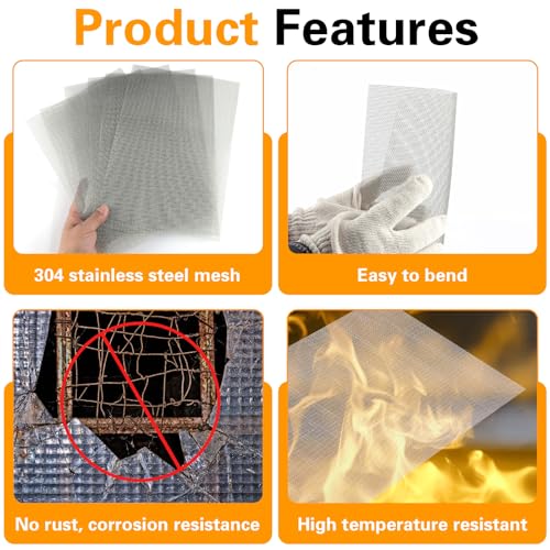 Durable 12x8 Inch Stainless Steel Mesh: A Versatile DIY Essential - Image 4