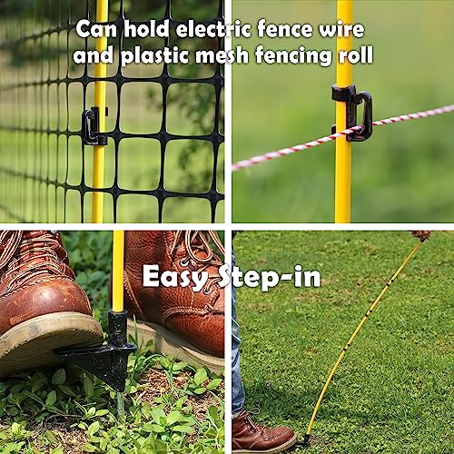 Ultimate Review: FENSMILE 46" Electric Fence Posts for Livestock - Image 4