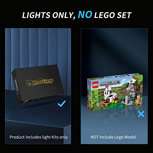 Illuminate Your LEGO Minecraft Rabbit Ranch with Rorliny LED Lights - Image 5