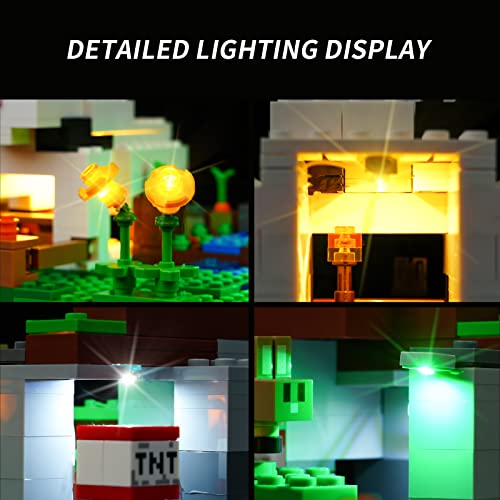 Illuminate Your LEGO Minecraft Rabbit Ranch with Rorliny LED Lights - Image 4